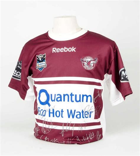 signed manly sea eagles jersey